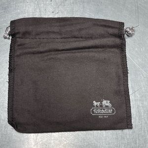 5 inch x 5 inch Coach cloth dust cover bag
